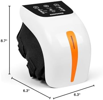 Idealstretch Idealproducts Knee Massager Pro+ With Heat Red Light Therapy And Vibration 6-In-1 Dual-Wavelength - Cordless Portable Adjustable Straps Knee Pain Relief