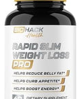 Biohack Health #1 Weight Loss Pills For Women & Men Appetite Suppressant, Belly Fat Burner Supplement, Metabolism Booster, Carb Blocker Diet Pills That Work Fast - 60 Servings