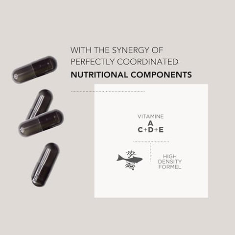 Hech Caviar Collagen Capsules - Beauty Supplement With 2000 Mg Marine Collagen Peptides Caviar Extract And Vitamin Complex