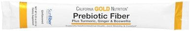 California Gold Nutrition Prebiotic Fiber Plus Turmeric Extract Organic Ginger Extract And Boswellia Extract 3 Packets 0.22 Oz (6.3 G) Each