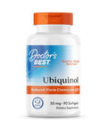Doctor'S Best Kaneka Ubiquinol 50 Mg Supplement For Men & Women - Reduced Form Coq10 Coenzyme Q10 50Mg For Antioxidant & Heart Health Support Non Gmo Gluten Free Soy Free 90 Softgels