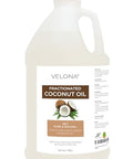 velona MCT Coconut Oil 64 Fl Oz | 100% Pure and Natural Carrier Oil | Fractionated | Skin, Face, Body, Hair Care | Use Today - Enjoy Results