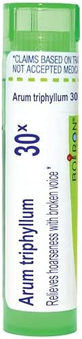 Boiron Arum Triphyllum 30X For Hoarseness With Broken Voice 80 Pellets