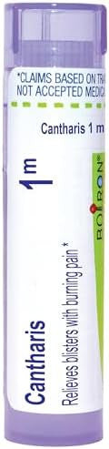 Boiron Cantharis 1M For Blisters With Burning Pain 80 Pellets