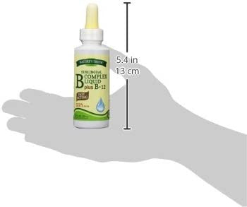 Nature's Truth Sublingual Vitamin B Complex Plus B-12 Fast Acting Flavored Liquid, Natural Berry Flavor, 2 Fluid Ounce (Pack of 3)