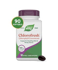 Nature'S Way Chlorofresh Chlorophyll Concentrate Softgels Chlorophyllin Copper Complex Internal Deodorant Supplement Supports Healthy Skin And Detox Pathways 90 Softgels (Packaging May Vary)