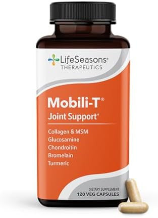 Lifeseasons Inflammax With Mobilit Inflammation Support Supplement Turmeric Boswellia & Bromelain Soothes Aches & Chronic Discomfort Reduces Swelling & Inflammatory Compounds 120 Capsules