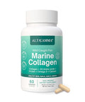 Altagamma Marine Collagen Peptides - Hair Skin Nails & Joint Supplement - Organic Marine Collagen For Women & Men Non-Gmo Gluten-Free No Fillers 60 Marine Collagen Capsules