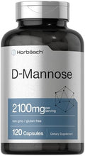 Horbaach D Mannose Supplement 120 Capsules 2100Mg