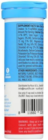 Nuun Hydration Drink Tab Active Fruit Punch 10 Tablets Case Of 6