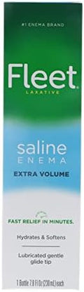 Fleet Choice One Fleet Laxative Saline Enema Extra Volume 7.8Oz