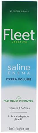 Fleet Choice One Fleet Laxative Saline Enema Extra Volume 7.8Oz