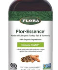 Flora Health Floressence With Turkey Tail & Turmeric Rich In Polysaccharides 35+ Phenolic Compounds With Antioxidants And Immunity Support 17Fl. Oz. Glass Bottle