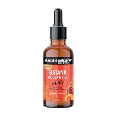 Aunt Jackie'S Curls & Coils Elixirs Hair & Scalp Oils Collection Batana Biotin Rosemary & Mint Collagen Tea Tree & Eucalyptus Saw Palmetto Jamaican Black Castor & Grapeseed Oils (4 Products)