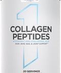 Rule 1 Proteins Collagen Peptides Powder Hydrolyzed Bovine Collagen Hyaluronic Acid And Vitamin C. Supports Hair Skin & Nails (20 Servings Peach Mango)