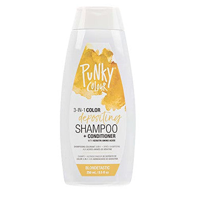 Punky Blondetastic 3-In-1 Color Depositing Shampoo & Conditioner With Shea Butter And Pro Vitamin B That Helps Nourish And Strengthen Hair 8.5 Oz