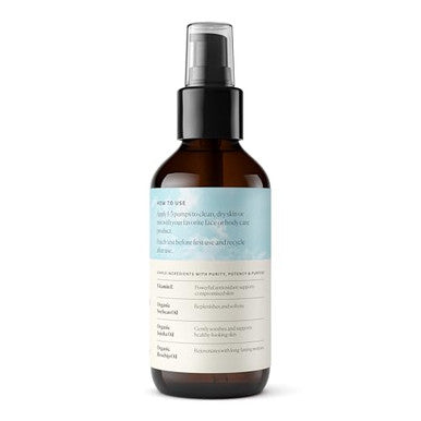 Sky Organics Vitamin E Oil Blend For Face, Organic Antioxidant Facial Oil, 30,000 Ius To Deliver Reparative Moisture And Soothe Dry, Damaged Skin, 100% Pure & Cold-Pressed, 3.97 Fl Oz, 117 Ml