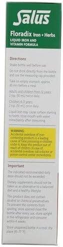 Floradix Iron Herbs 17 Fl Oz