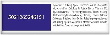 Vitabiotics Ultra Folic Acid 400ug with Vitamin B12. 60 Tablets