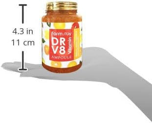 Farmstay All In One Drv8 Vitamin Ampoule Multi Vitamin Ampoule Vitamin C E B5 B3 + Ce Must Have Korean Skin Care Ampoule For Antiaging And Brightening