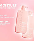 Monday Haircare Moisture Shampoo + Conditioner Set (2 Pack) 27Oz Each Dry Coarse Stressed Coily & Curly Hair Made From Coconut Oil Rice Protein Shea Butter & Vitamin E 100% Recyclable Bottles