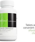 Davinci Labs Ultimate Prenatal Nutritional Supplement With Vitamins Minerals Amino Acids And More 150 Tablets