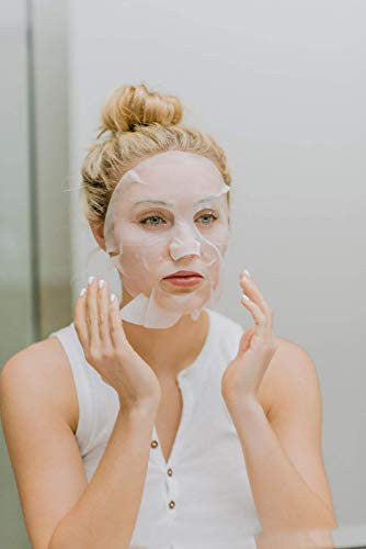 Karuna Age-Defying+ Face Mask Sheet Skincare And Beauty Facial Masks With Moisturizing And Collagen Promotion Properties For Soothing Wrinkles And Healthy Glow Revitalize Dry Mature Skin (1 Sheet)