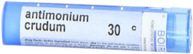 Boiron Antimonium Crudum 30C (Pack Of 5) Homeopathic Medicine For Indigestion