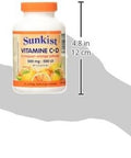 Sunkist Chewable Vitamin C and D Tablet, Juicy Orange, 500mg