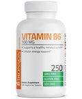 Bronson Vitamin B6 Pyridoxine - 100 mg 250 Count
