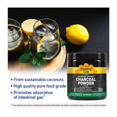 Country Life Activated Coconut Charcoal Powder