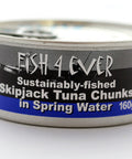 Fish 4 Ever Skipjack Tuna Chunks in Spring Water 160g