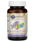 Garden of Life Multivitamin for Women mykind Organics Women's Once Daily Multi Tablets, Biotin, Fruit, 60 Count
