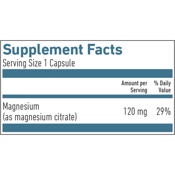 Magnesium 120 mg energized 90 caps by Biogena