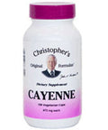 Cayenne Pepper 100 Vegicaps By Dr. Christophers Formulas