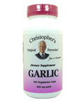 Single Herb Garlic 100 Vegicaps By Dr. Christophers Formulas