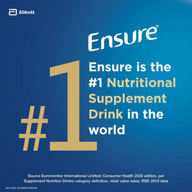 Ensure NutriVigor Protein Shake | Boost Energy and Help Support Recovery| Vitamin D Supplement with Protein, CaHMB and 27 Vitamins and Minerals | 400g | Chocolate Flavour