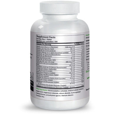Bronson Once Daily Vitamin & Mineral Multivitamin Formula 100 Count