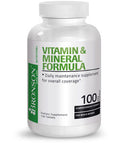 Bronson Once Daily Vitamin & Mineral Multivitamin Formula 100 Count