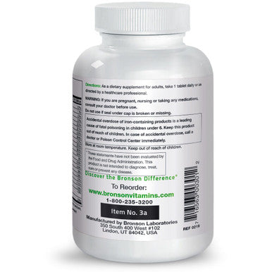 Bronson Once Daily Vitamin & Mineral Multivitamin Formula 100 Count