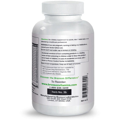 Bronson Once Daily Vitamin & Mineral Multivitamin Formula 250 Count