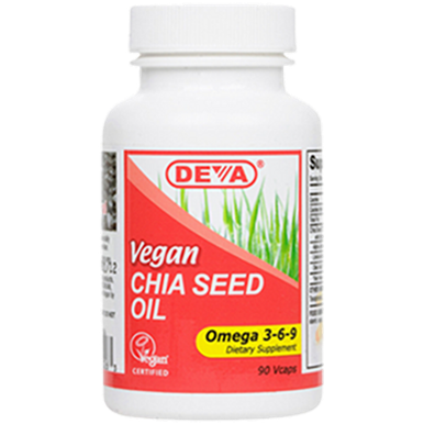 Deva Nutrition Llc - Vegan Chia Seed Oil 90 Veggie Capsules