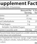Carlson Vitamin C Gummies 250 mg Immune Support and Antioxidant Power Optimal Wellness Orange 60 Vegetarian Gummies
