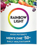 Rainbow Light Multivitamin For Men 50+, Vitamin C, D & Zinc, Probiotics, Men'S One 50+ Multivitamin Provides High Potency Immune Support, Non-Gmo, Vegetarian, 90 Tablets
