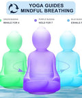 Lalifebuss Mindfulness 'Breathing Yoga' 4-7-8 Guided Visual Meditation Breathing Light Calm Your Mind For Stress & Anxiety Relief/Learn Deep Breathing For Adults Kids Social Emotional Learning
