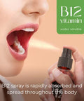 B12 Liquid Spray Vitamin B12 Drops for Energy and Nerve Function Support Brain Memory Mood Immune System with B12 Sublingual Vitamins Maximum Strength Vegan B12 Supplement 2 Fl Oz
