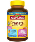 Nature Made Prenatal Vitamins For Women With Folic Acid Dha Prenatal Vitamin And Mineral Supplement For Daily Nutritional Support 90 Softgels 90 Day Supply