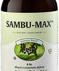Maxi Health Kosher Sambumax Sambucus Elderberry Syrup Supplement (8 Fl. Oz.) Immune System Booster Pure Concentrated Support Vegetarian And Kosher