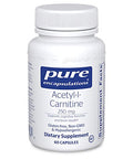 Pure Encapsulations AcetylLCarnitine 250 mg 60 vcaps