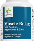 Terry Naturally Muscle Relax Supplement To Support Nervous System Muscle Relaxation & Sleep Muscle Relaxant Supplement With Calcium Magnesium & Zinc Respiratory Health Aid 60 Capsules